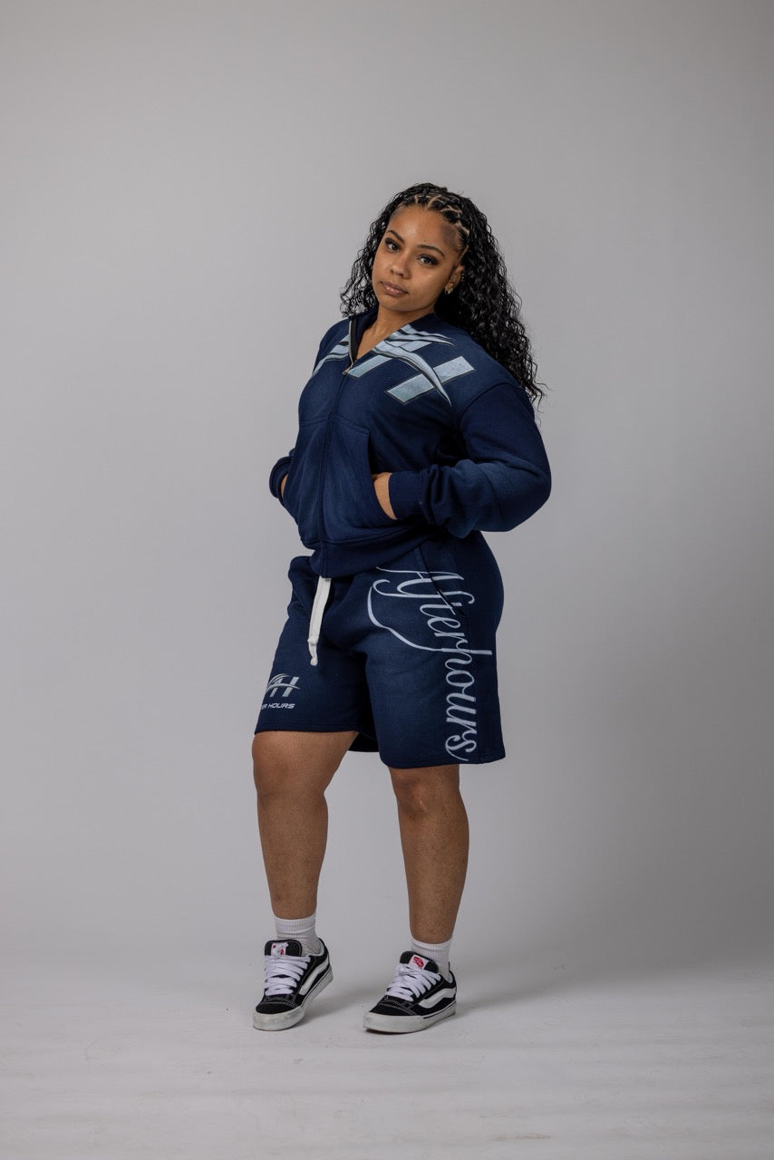AFTER SUNSET HOODIE — NAVY BLUE
