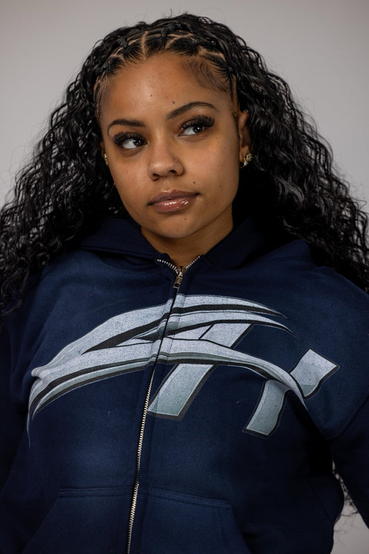 AFTER SUNSET HOODIE — NAVY BLUE