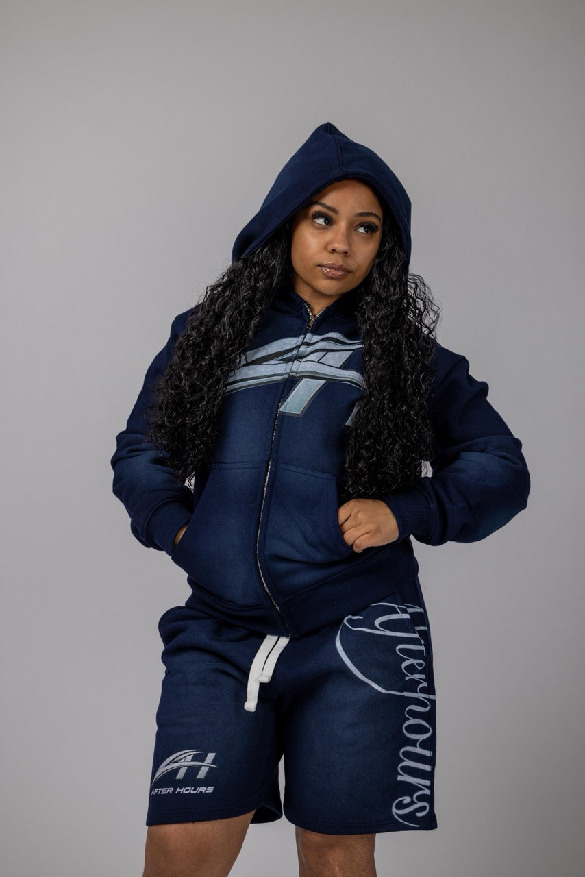 AFTER SUNSET HOODIE — NAVY BLUE