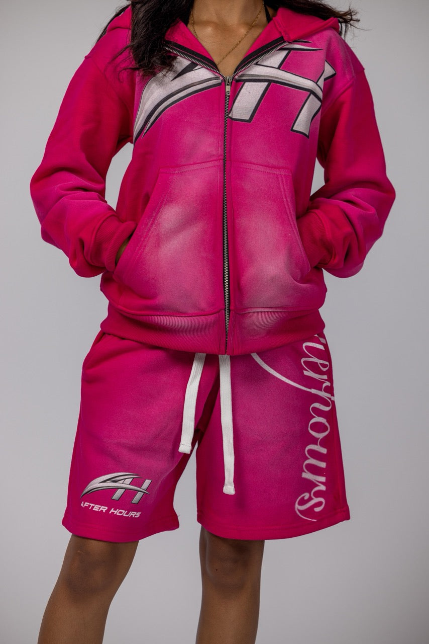 AFTER SUNSET HOODIE — PINK