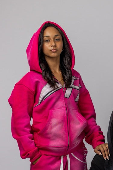 AFTER SUNSET HOODIE — PINK