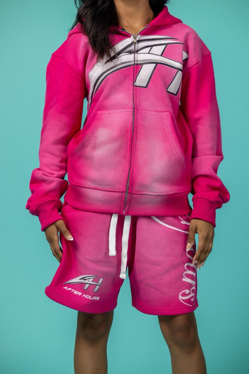 AFTER SUNSET HOODIE — PINK